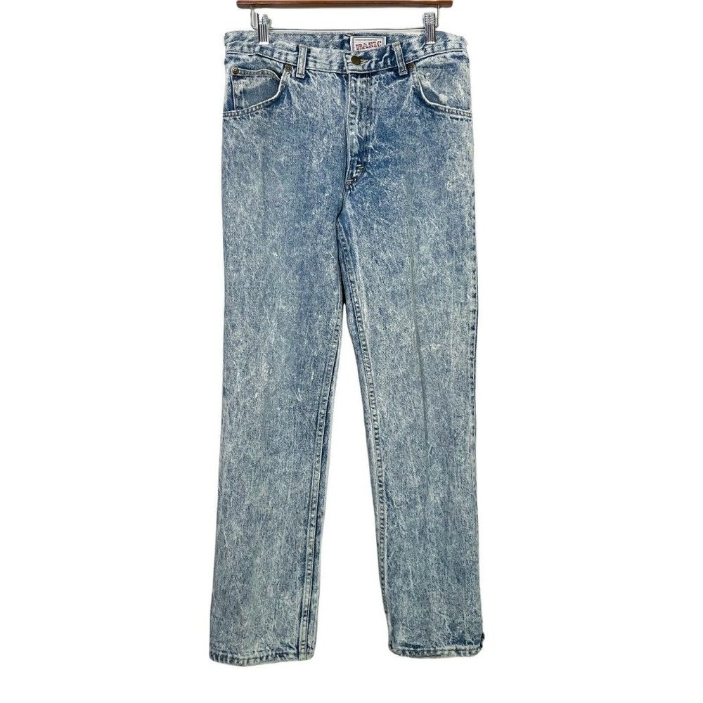 Vintage Distressed Independently Basic Acid Wash Jeans- Thrashed- NO SIZE tag